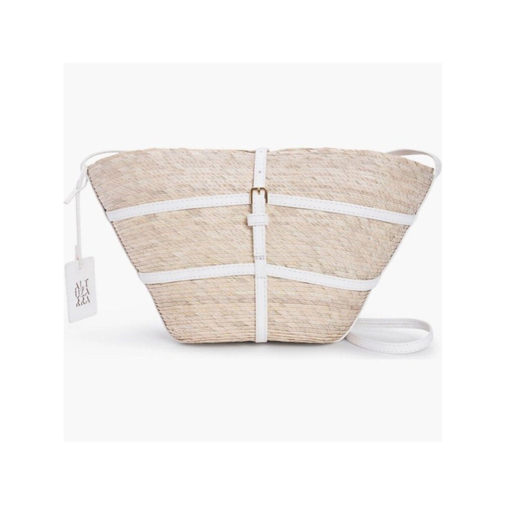NWT Altuzarra Watermill Woven Palm Crossbody bag